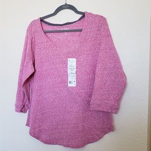 Marbled Pink top NWT